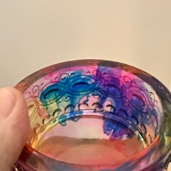 Unique Resin A Colorful Art Jar - Picture 11 of 14